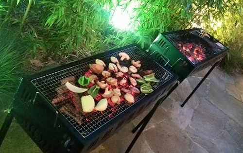 BBQバーベキュー2個
