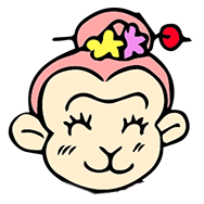 バナナ猿キャラクター