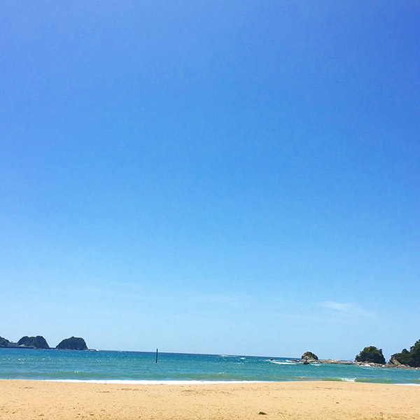 延岡の浜辺