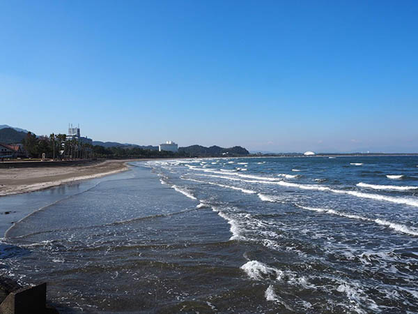 青島の海辺
